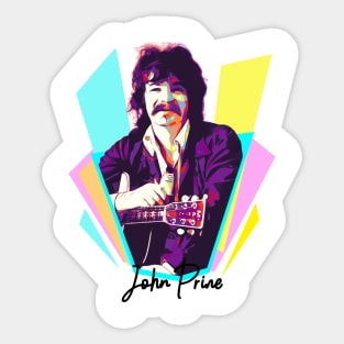 Wpap Pop Art John Prine Fan Art Sticker